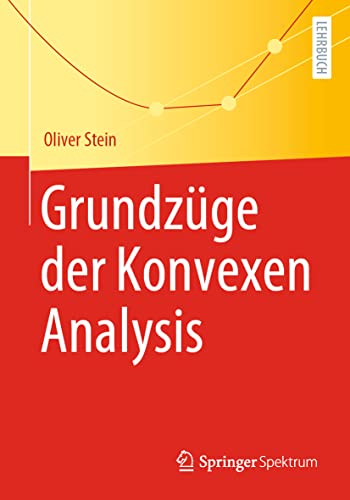 Beispielbild fr Grundzge der Konvexen Analysis zum Verkauf von Blackwell's