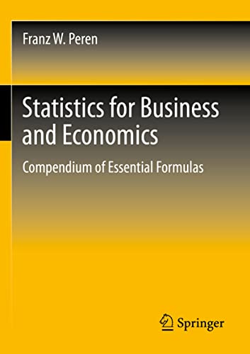 Beispielbild fr Statistics for Business and Economics zum Verkauf von Blackwell's