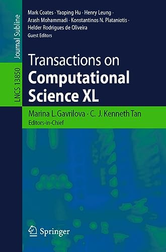 Imagen de archivo de Transactions on Computational Science: Vol 40 a la venta por Revaluation Books