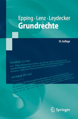9783662686089: Grundrechte (Springer-Lehrbuch)