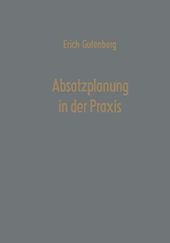 Absatzplanung in der Praxis [Paperback]