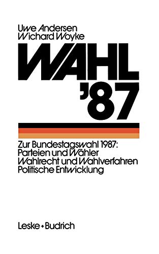 Stock image for Wahl '87 for sale by Chiron Media