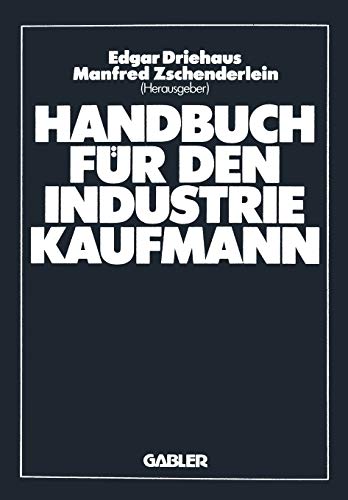9783663020172: Handbuch fr den Industriekaufmann