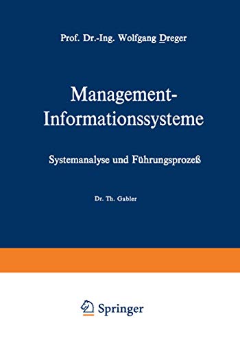 9783663020936: Management-Informationssysteme (German Edition)