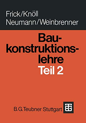 9783663057871: Baukonstruktionslehre (German Edition): Teil 2