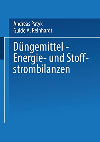 Stock image for Dungemittel Energie- Und Stoffstrombilanzen for sale by Kennys Bookstore