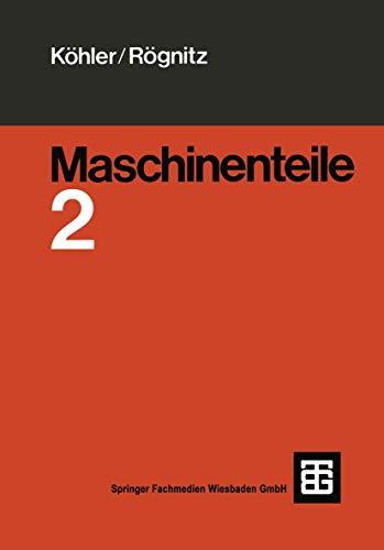 9783663107514: Maschinenteile: Teil 2 (German Edition)