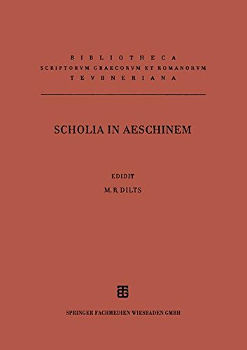 9783663123545: Scholia in Aeschinem