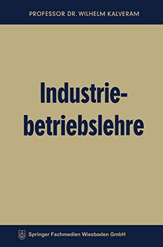 Stock image for Industriebetriebslehre for sale by Chiron Media