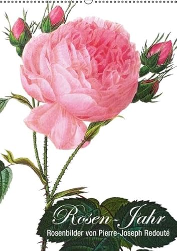 9783664266357: Rosen-Jahr (Wandkalender 2016 DIN A2 hoch): Rosenbilder von Pierre-Joseph Redout (Monatskalender, 14 Seiten)