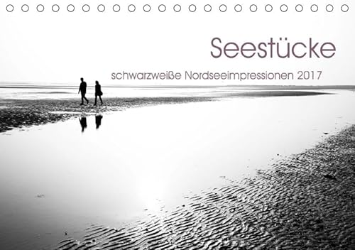 9783665281755: Seestcke. Schwarzweie Nordseeimpressionen 2017 (Tischkalender 2017 DIN A5 quer): Lichtstimmungen an der Nordsee, monochrom (Monatskalender, 14 Seiten )