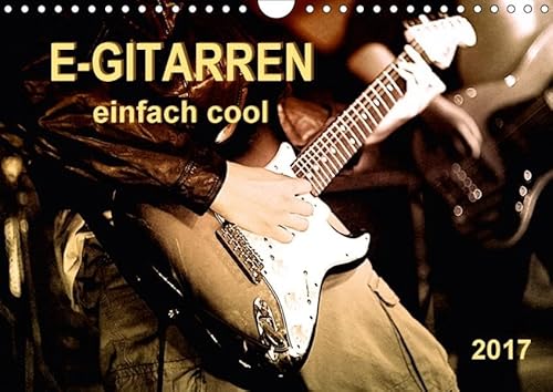 9783665327019: E-Gitarren - einfach cool (Wandkalender 2017 DIN A4 quer): Beeindruckende Aufnahmen von E-Gitarren und Musikern. (Monatskalender, 14 Seiten )