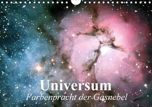 9783665401344: Universum. Farbenpracht der Gasnebel (Wandkalender 2017 DIN A4 quer): Wunderschne Bilder von Sternennebel im Weltall (Geburtstagskalender, 14 Seiten ) (CALVENDO Wissen)