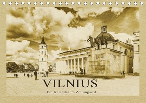 9783665490195: Vilnius - Ein Kalender im Zeitungsstil (Tischkalender 2017 DIN A5 quer): Vilnius-Entdeckungen im Baltikum (Monatskalender, 14 Seiten )