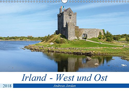 Irland - West und Ost (Wandkalender 2018 DIN A3 quer): unterwegs an Irlands Küsten (Monatskalender, 14 Seiten ) - Andreas Jordan