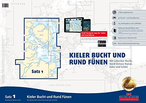 9783667105189: Sportbootkarten Satz 1: Kieler Bucht und Rund Fnen (Ausgabe 2016): Mit Lbecker Bucht, Nord-Ostsee-Kanal, Eider und Schlei