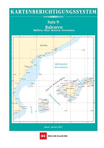 9783667124333: Berichtigung Sportbootkarten Satz 9: Balearen (Ausgabe 2022): Mallorca - Ibiza - Menorca - Formentera