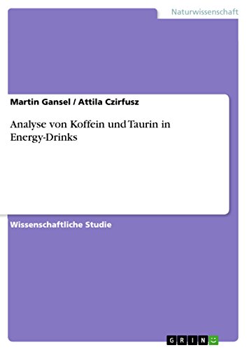 Analyse von Koffein und Taurin in Energy-Drinks - Attila Czirfusz