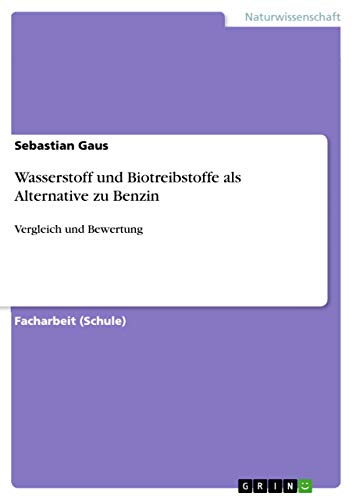 Wasserstoff und Biotreibstoffe als Alternative zu Benzin : Vergleich und Bewertung - Sebastian Gaus