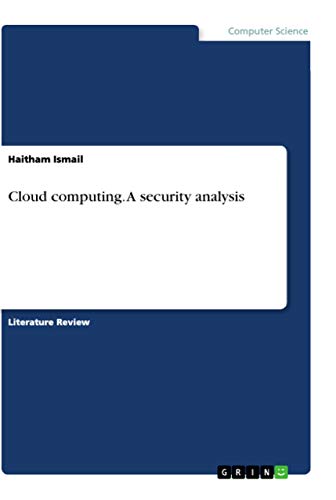 9783668911758: Cloud computing. A security analysis