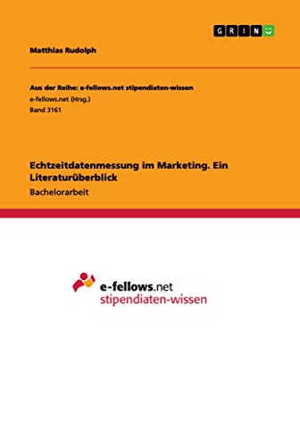 9783668971929: Echtzeitdatenmessung im Marketing. Ein Literaturberblick