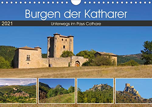 Beispielbild fr Burgen der Katharer - Unterwegs im Pays Cathare (Wandkalender 2021 DIN A4 quer) zum Verkauf von medimops