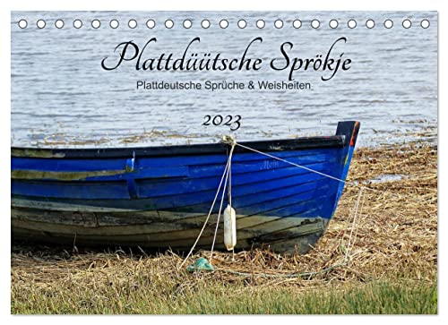 Imagen de archivo de Plattdtsche Sprkje 2023 (Tischkalender 2023 DIN A5 quer), Calvendo Monatskalender a la venta por medimops