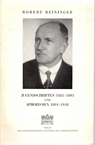 Beispielbild fr Jugendschriften 1885-1895 und Aphorismen 1894-1948. Ausgewhlt und eingeleitet von Karl Nawratil. zum Verkauf von Antiquariat  Lwenstein