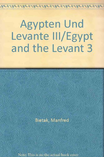 Imagen de archivo de Agypten und Levante (3) a la venta por ISD LLC