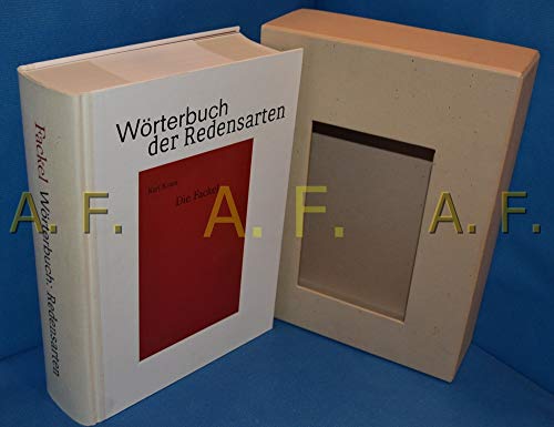 9783700127680: Wrterbuch der Redensarten zu der von Karl Kraus 1899 bis 1936 herausgegebenen Zeitschrift, Die Fackel