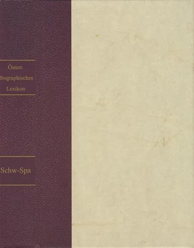 Osterreichisches Biographisches Lexikon 1815-1950: Einbanddecke Fur Band 12 - Austrian Academy of Sciences Press