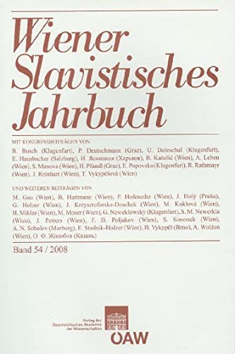 Stock image for Wiener Slavistisches Jahrbuch Band 54/2008 for sale by ISD LLC
