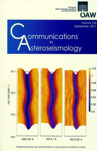 Beispielbild fr Communications in Asteroseismology Volume 162 2011 zum Verkauf von ISD LLC