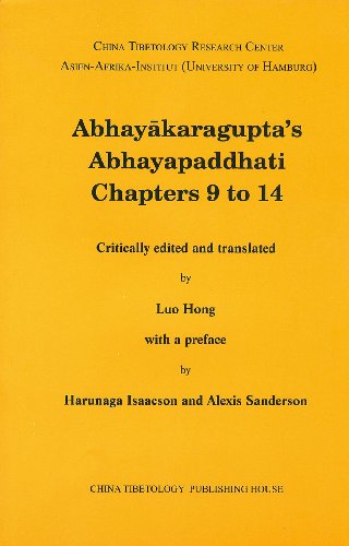 9783700173892: Abhayakaragupta's Abhayapaddhati Chapters 9 to 14