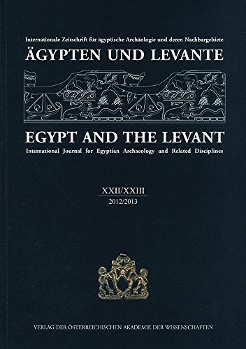 Beispielbild fr Agypten und Levante (22/23) zum Verkauf von ISD LLC