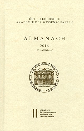 Stock image for Almanach der Akademie der Wissenschaften / Almanach 166. Jahrgang 2016 for sale by medimops