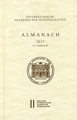 Beispielbild fr Almanach der Akademie der Wissenschaften / Almanach 167. Jahrgang 2017 zum Verkauf von medimops