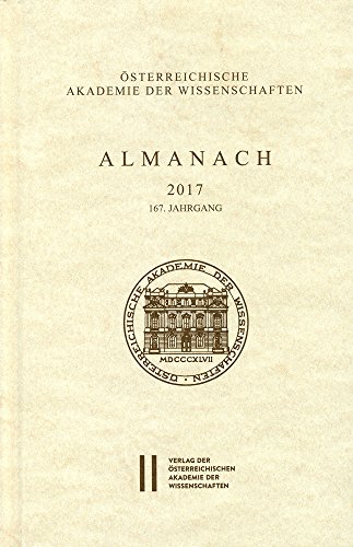 Stock image for Almanach der Akademie der Wissenschaften / Almanach 167. Jahrgang 2017 for sale by medimops