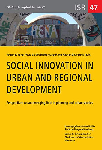 Beispielbild fr Social Innovation in Urban and Regional Development zum Verkauf von ISD LLC