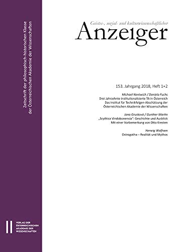 Immagine dell'editore per Geistes, Sozial Und Kulturwissenschaftlicher Anzeiger. Jahrgang 2018 (Geistes, Sozial-und Kulturhistiorischer Anzeiger, Band 153) venduto da medimops