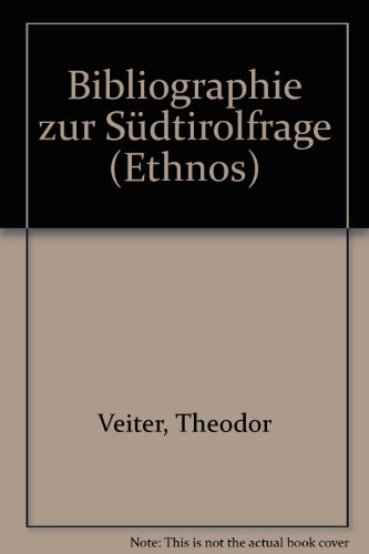 Bibliographie zur Südtirolfrage. 1945 - 1983/ 1983 - 1990. 2 Tle.