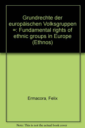 Stock image for Grundrechte der europischen Volksgruppen for sale by medimops