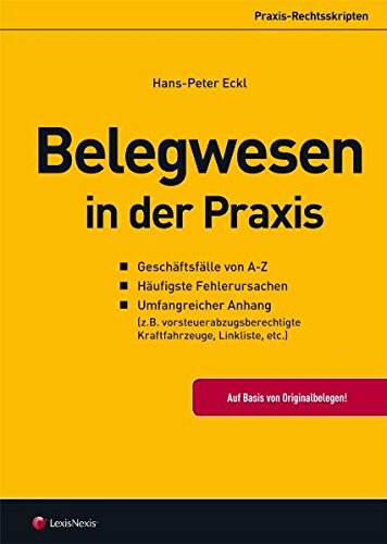 Stock image for Belegwesen in der Praxis for sale by medimops