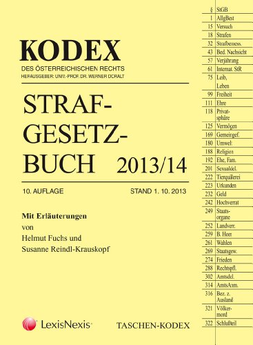 Stock image for TASCHEN-KODEX Strafgesetzbuch 2013/14 for sale by medimops