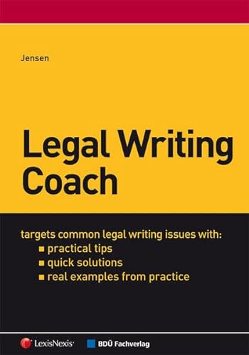 Beispielbild fr Legal Writing Coach (Monographie) zum Verkauf von medimops