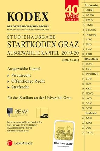Stock image for KODEX Startkodex Graz: Studienausgabe fr die Uni Graz for sale by medimops