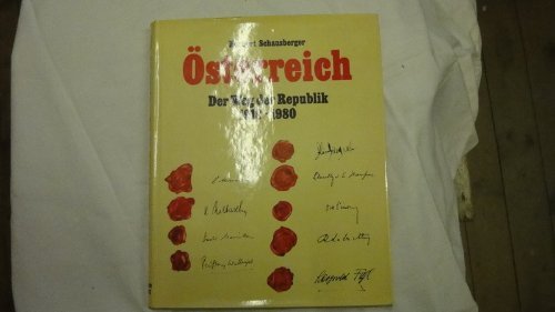 9783701171149: sterreich: Der Weg der Republik 1918-1980