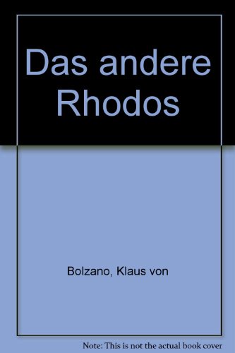 9783701305544: Das andere Rhodos (German Edition)