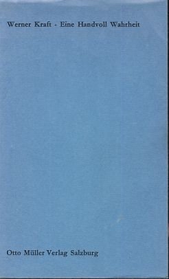 9783701305599: Eine Handvoll Wahrheit: 1967-1974 (German Edition)