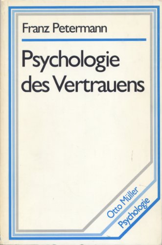 Imagen de archivo de Psychologie des Vertrauens a la venta por medimops